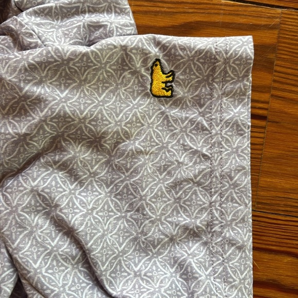 2 Jack Nicklaus Short Sleeve 3 Button Golf Shirts Size Large - Picture 5 of 6